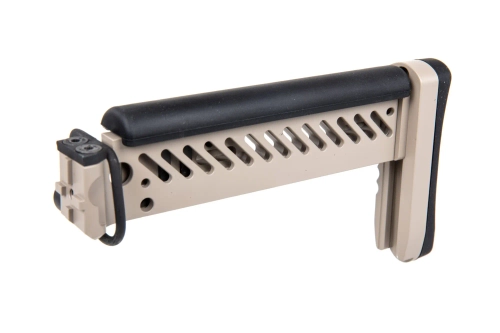 PT-1 Gen.2 pažba pro airsoftové zbraně typu AK (E&L) 5KU Tan