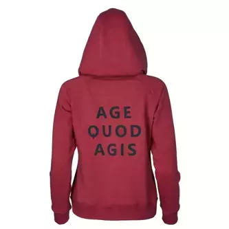 Dámská mikina SUPER HOODIE - červená řepa