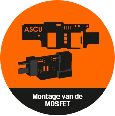 ASSEMBLAGE VAN EENASCU/MOSFET-SYSTEEM