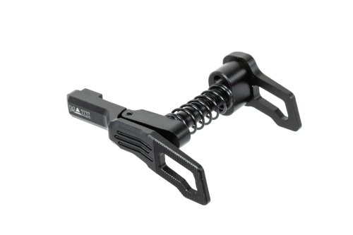 Aluminium Maxx Model Advanced type B magazine release for MTW M4 replicas Black