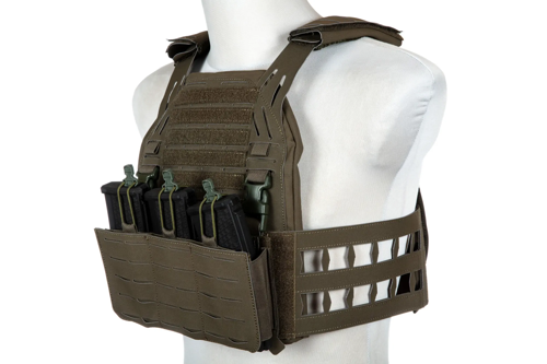 Laser-Cut plate carrier Stegadon - Olive