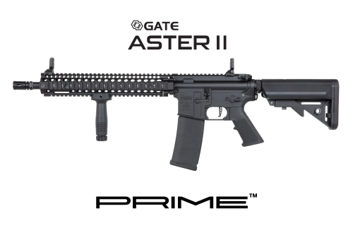 Airsoft rifle Specna Arms Daniel Defense® MK18 SA-P26 Prime™ Aster II ETU with brushless motor Black