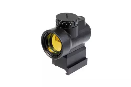 MRO Red Dot Sight Replica with riser + lower mount - black