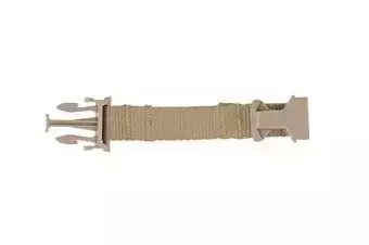 Helmet lengthening belt - dark earth