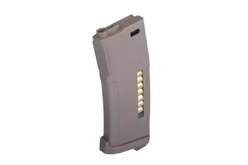 Cargador de munición EPM mid-cap de 150 bolas para las armas de airsoft de tipo M4/M16 – dark earth