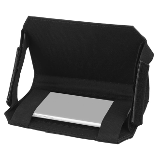 Funda táctica para teléfono Wosport con asa plegable Negra