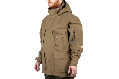Chaqueta Softshell Emersongear Blue Label 'Dimorphic Egret' Caqui