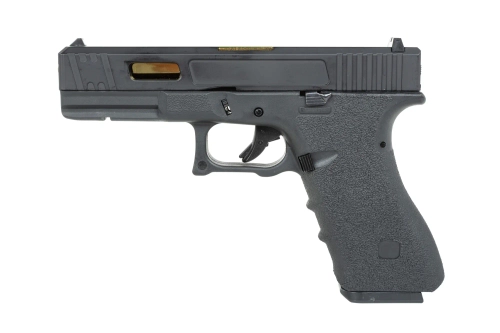 Pistola East Crane EC-1105 airsoft Negra y dorada