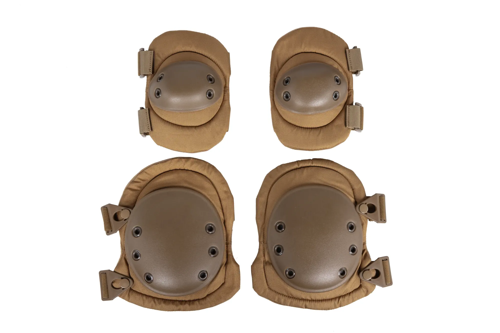 Wosport PA-07 Jeu de protections pour les genoux et les coudes (Tan)