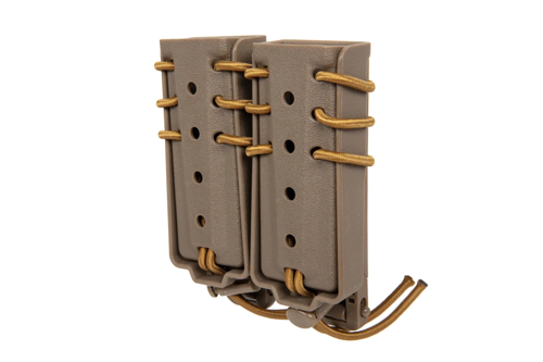 Support pour 2 chargeurs 9mm Wosport Urban Assault Long Quick Pull Tan