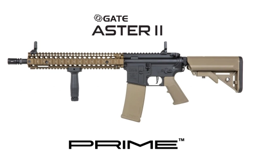 Airsoft fusil Specna Arms Daniel Defense® MK18 SA-P26 Prime™ Aster II ETU avec moteur brushless Chaos Bronze