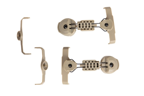Kit d'adaptation des casques Tac-Sky de type MSA aux rails de type ARC FDE