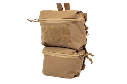 Panneau arrière avec système MOLLE pour le gilet tactique V5 PC Wosport Coyote Brown