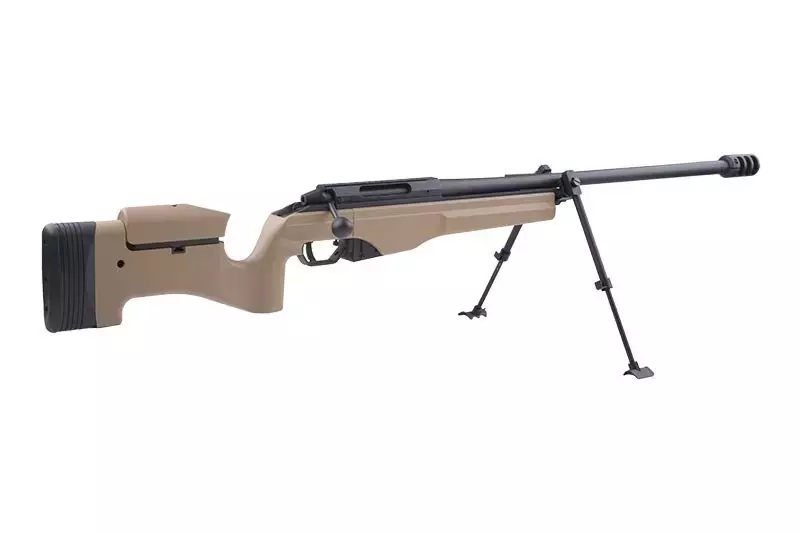 Fusil de airsoft rifle de francotirador MSR 009 - bronceado
