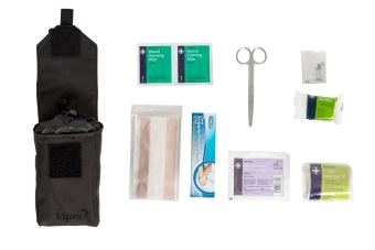 Médico Botiquín con accesorios - negro