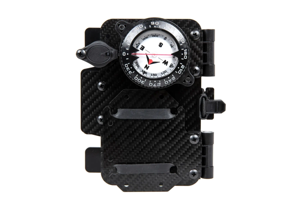 Taktyczny uchwyt na telefon z kompasem FMA TB1451-B Czarny