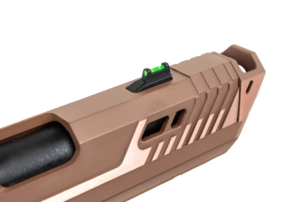 airsoft SRC Sahara Viper DUAL POWER pistol with transport case and CO2 magazine Flat Dark Earth