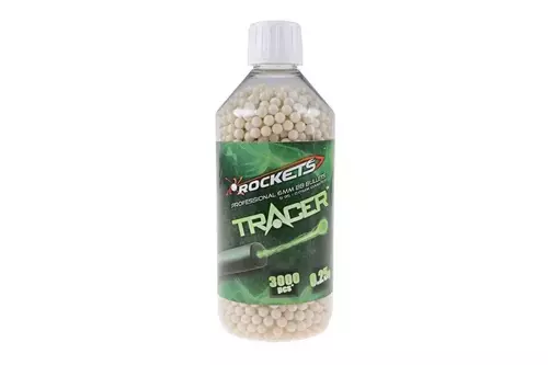BBs Tracer 0.25g Rockets 3000 pcs