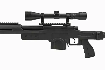 MB4410D sniper rifle replica - with scope and bipod