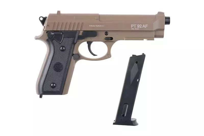 Replika sprężynowa pistoletu TAURUS PT92 - tan