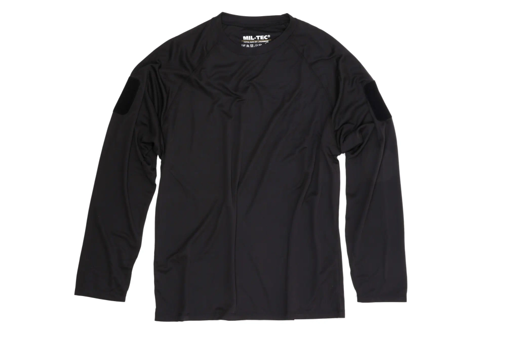 Camiseta térmica Mil-Tec Tactical D/R Negra