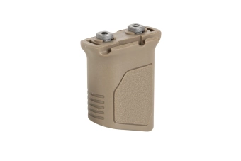 Chwyt przedni Strike Industries M-LOK Angled Vertical Grip Short Flat Dark Earth