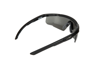 Wiley X® SABER ADV Matte Black glasses - Smoke Grey / Clear