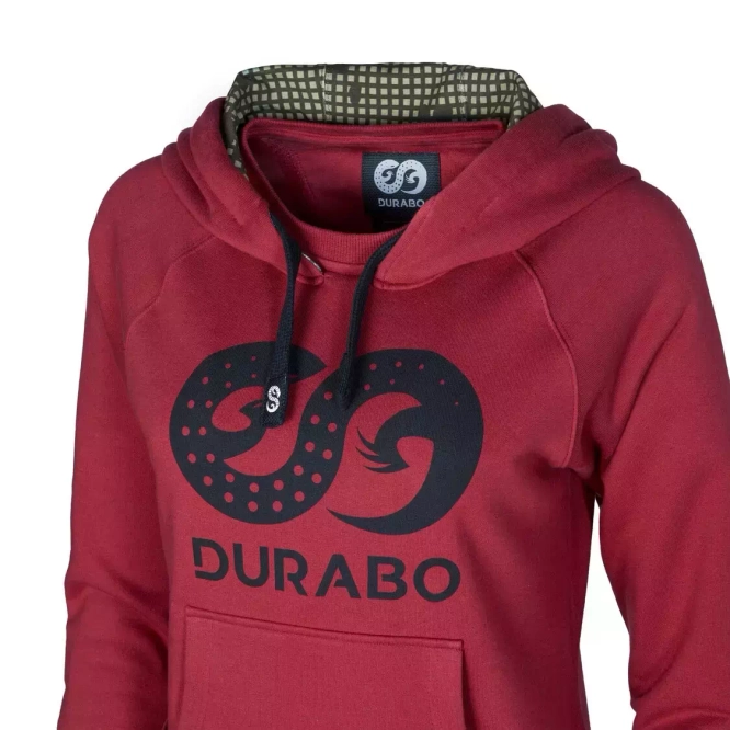 Bluza damska SUPER HOODIE - Beetroot Red