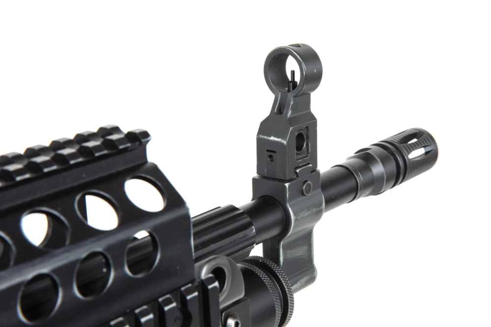 Mitrailleuse airsoft A&amp;K MK 46 MOD 0 Battleworn Black