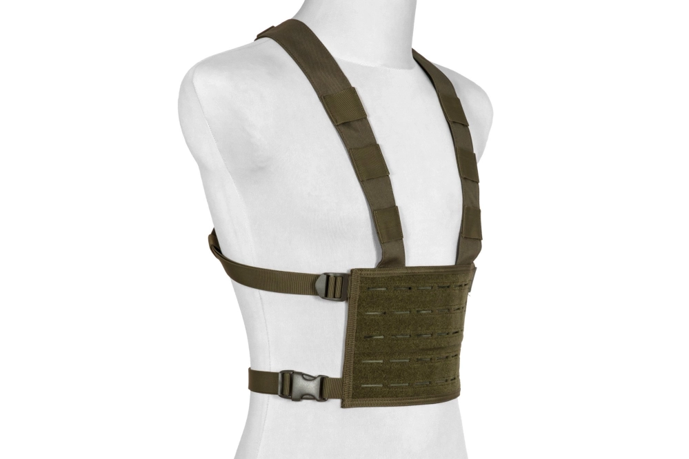 Gilet tactique Chest rig Découpe au laser - vert olive