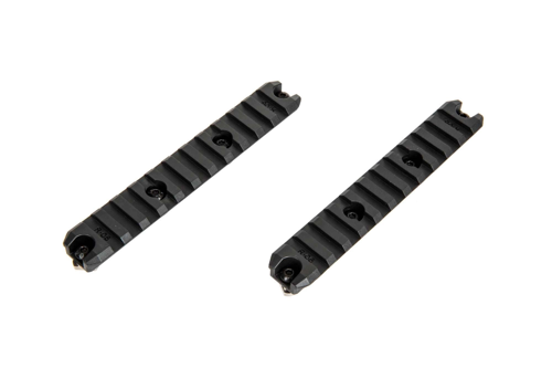 Polymère rail M-LOK 5 (2 pièces) - noir"