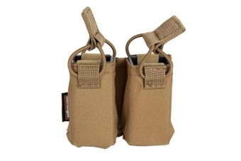 Doble pouch para pistola para chalecos carcasach - Coyote Brown