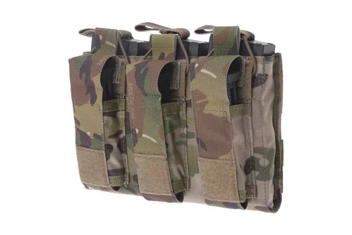 Otevřené trojité pouzdro pro zásobníky M4/M16 + pistoleowe - MC
