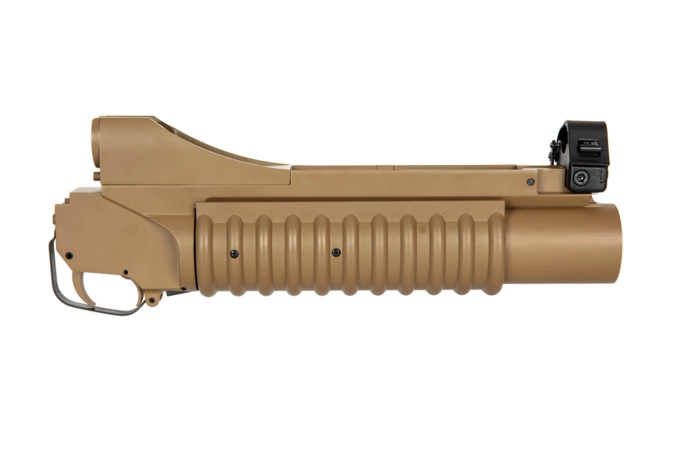 Airsoft Granátomet M203 - 3 v 1 - Krátký - TAN