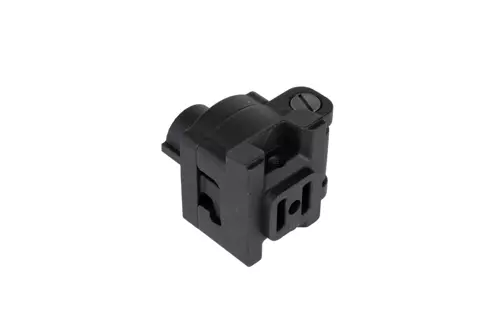 Bisagra metálica con adaptador de petaca tipo AR-15 para réplicass de la serie RK74-T/E/CQB (G-05-054)