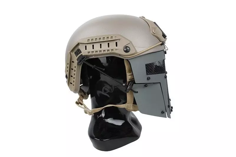 SPT Face Shield for FAST Helmets - Wolf Grey