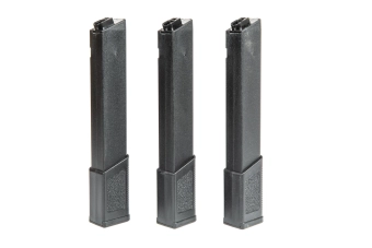 Set of 3 Mid-Cap 120 BB Magazines for KWA Ronin TK.45 Replicas