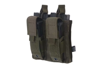 Double Open Top 2+2 Pouch - Olive Drab
