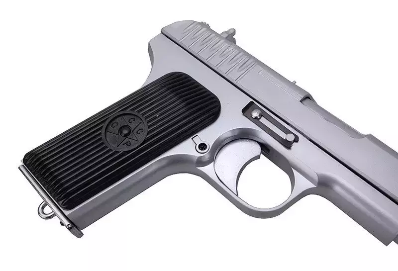 Réplique de pistolet à gaz SR-33 - argent 