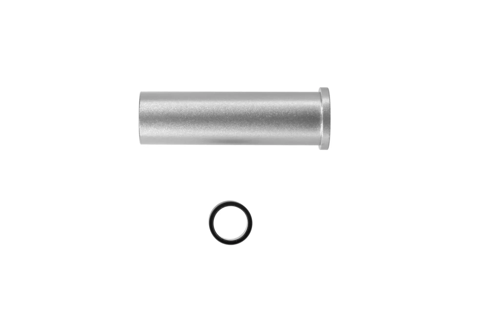 LA Capa Customs tapa guía de cierre para réplicass TM Hi-Capa 5.1 (con anillo Delrin) Plata