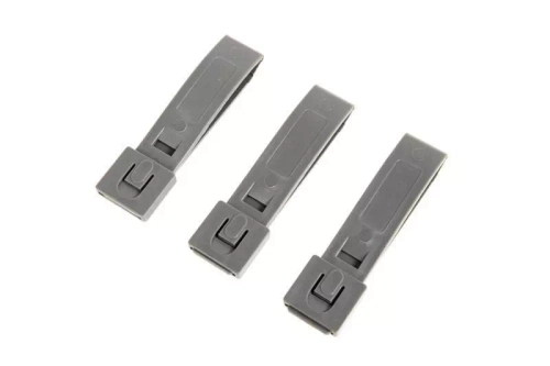 Sada 3 polymerových svorek 3 - listová zeleň"