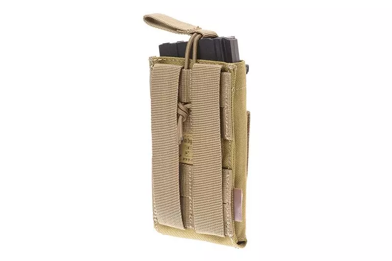 Pojedyncza ładownica Open Top na magazynek M4/M16 + pistoletowy - khaki