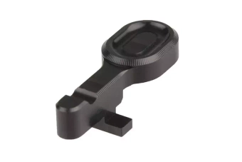 CNC aluminium bolt catch for M4 - black