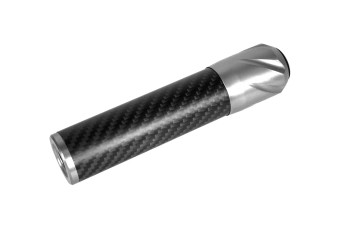 Karbonowy tłumik dźwięku DSL2 36x150mm - Srebrny