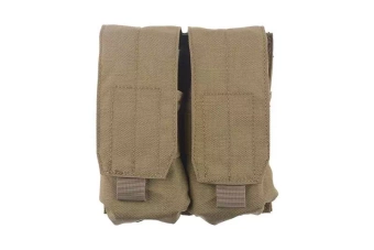 Pochette double pour chargeurs type M4/M16 - tan