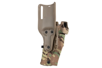 Wosport GB-87 holster met adapter en flipper (linkshandige versie) MC