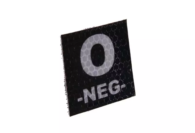 IR patch – O NEG BLOOD TYPE