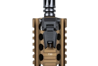 Specna Arms Daniel Defense® MK18 SA-P19 Prime™ Aster II ETU airsoft Carabina con motor brushless Chaos Bronze de un solo disparo