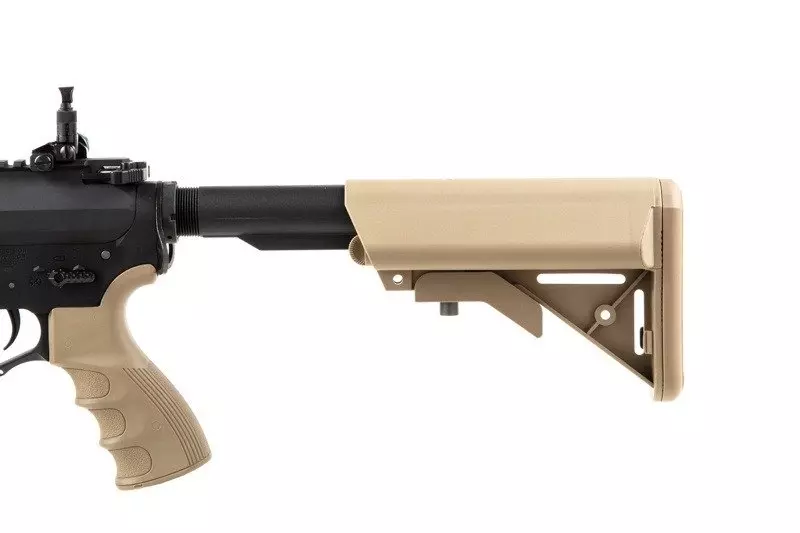 Replika karabinka AR15 SBR8 SP223 - czarna/tan