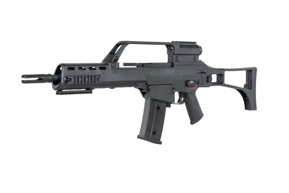 SRC DUAL POWER SR36K COB-304 airsoft puškaa s optikou Černá